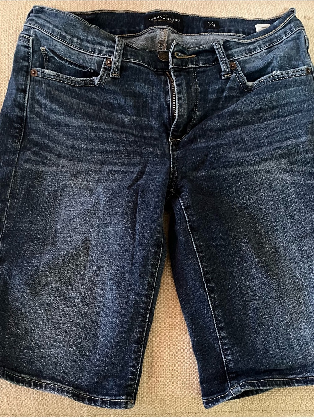 Lucky Brand Dark Blue Relaxed Women’s Denim Shorts